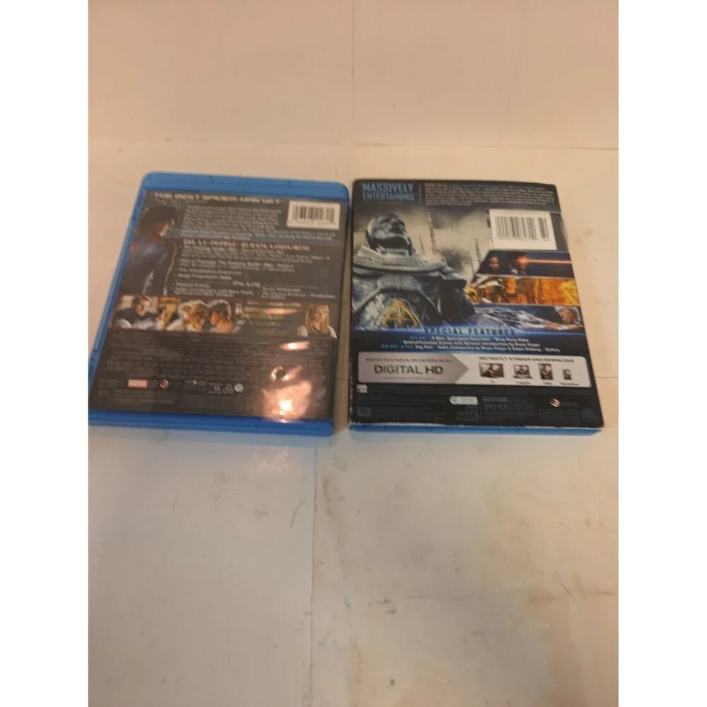 Marvel Superhero Blu ray Movie Lot The Amazing Spider Man and X Men Apocalypse